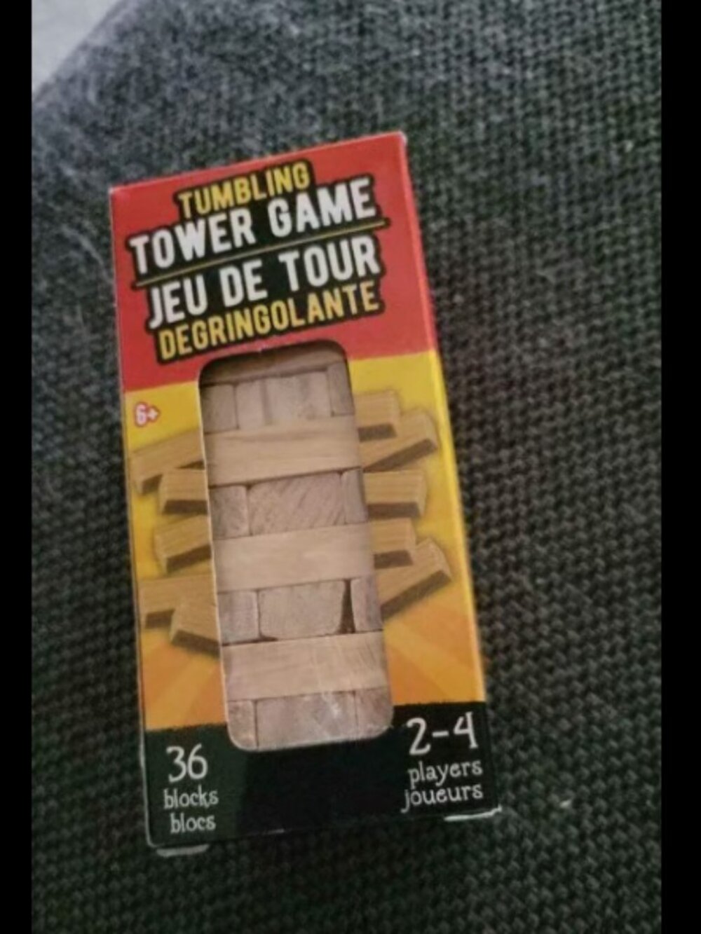 Mini tumbling tower game. New